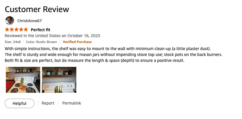 bameos floating shelves review